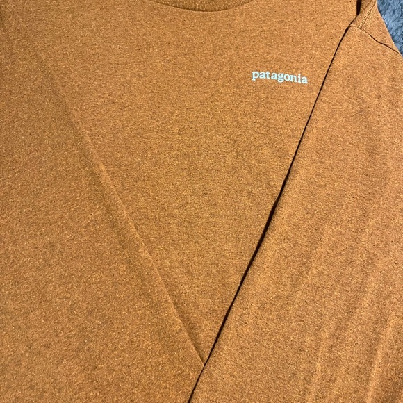 Men’s long sleeve heather brown t-shirt - Picture 5 of 11